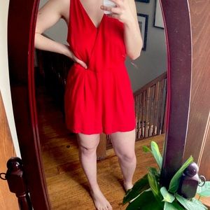 Express red romper
